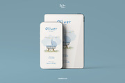 Minimal Birth Announcement Template, a Card Template by SabaIslam.Studio (Thumbnail 3 of 8)