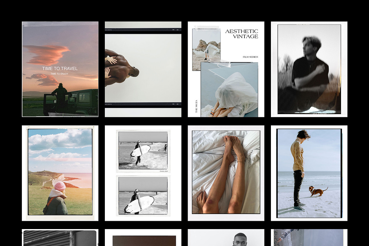 Film Aesthetic Instagram Templates, a Social Media Template by The Muza (Photo 8 of 11)