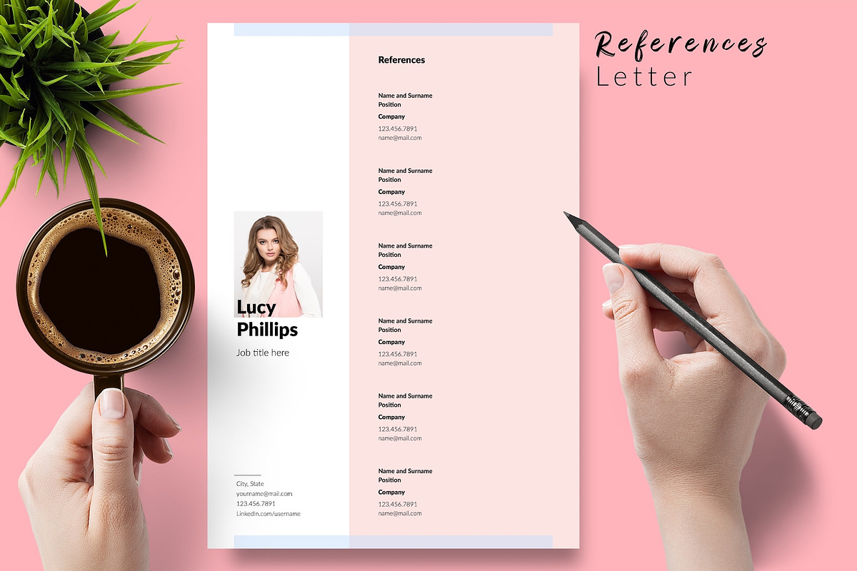 Modern CV Bundle / Resume - Lucy, a Resume Template by Templates Design Co. (Photo 6 of 17)