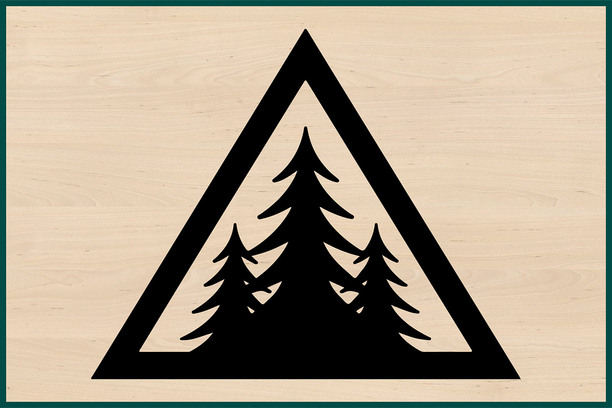 25 Pine Forest Mountain Badge Bundle, an Empty State Illustration by Artivon (Photo 3 of 4)
