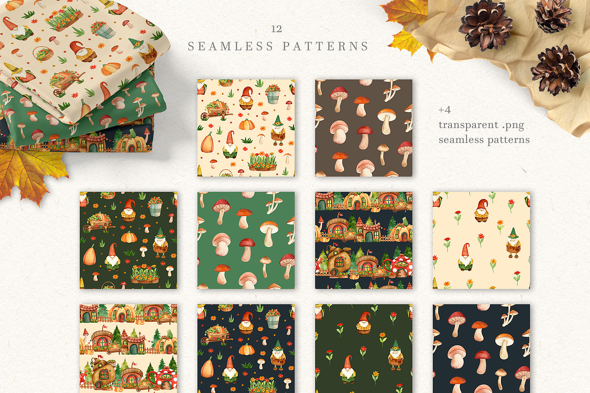 Autumn story. Watercolor set, an Illustration by JuliaBadeeva (Photo 7 of 8)