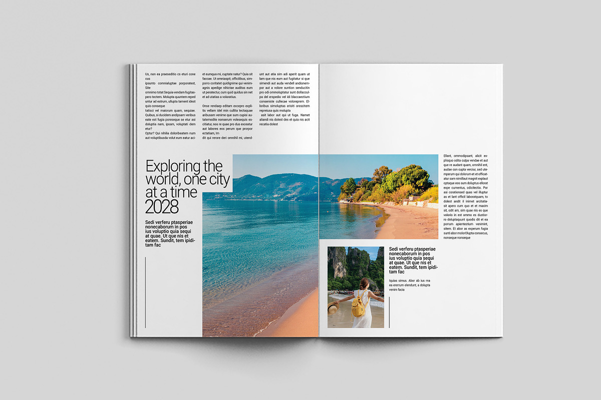 Travel Magazine Template preview 2