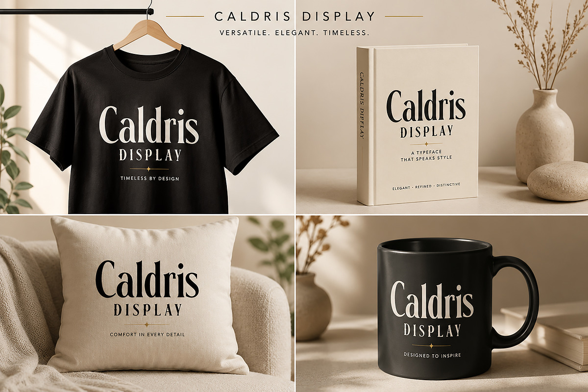 Caldris Display, a Serif Font by Wow Magic (Photo 2 of 4)
