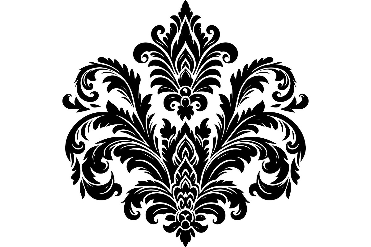 Elegant Black Floral Set, an Object Graphic by jahid234 (Photo 5 of 13)