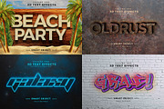 150 3D Text Effects for Photoshop, a Brushes & More by Graphicdome (Thumbnail 32 of 71)