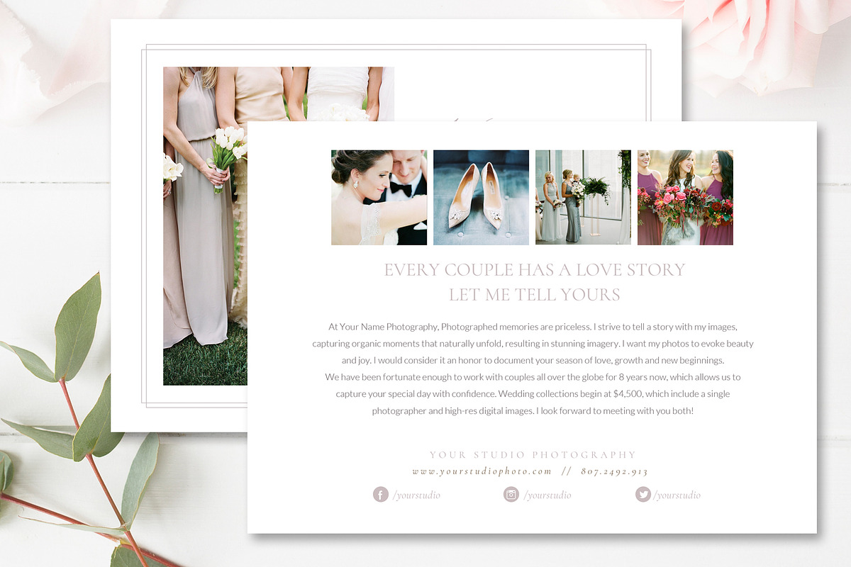 Wedding Photo Flyer Design, a Flyer Template by By Stephanie Design (Photo 5 of 6)