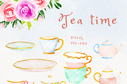 Tea time party bunny clipart, an Illustration by heyiamalice (Thumbnail 7 of 15)