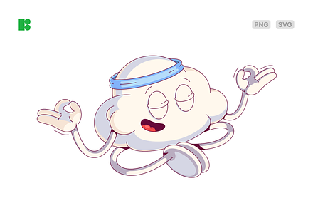 Meditating cloud