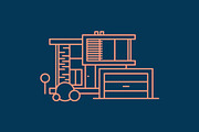House Icon Pack, an Outline Icon by Steve Wolf Designs (Thumbnail 2 of 6)