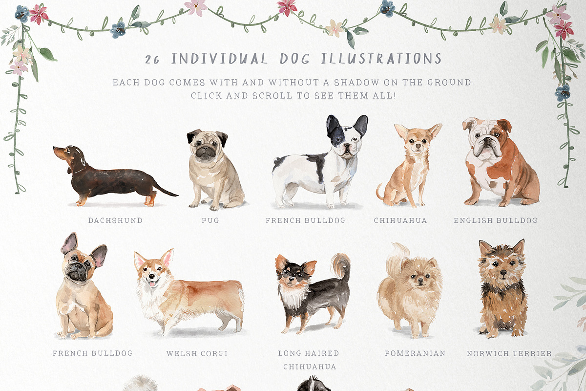 Muddy Paws Dog Clipart, an Animal Illustration by Twigs and Twine (Photo 2 of 12)
