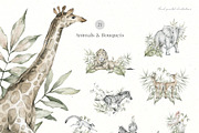 Tropical Jungle Watercolor Animals, an Animal Illustration by Kreker Kate (Thumbnail 8 of 14)