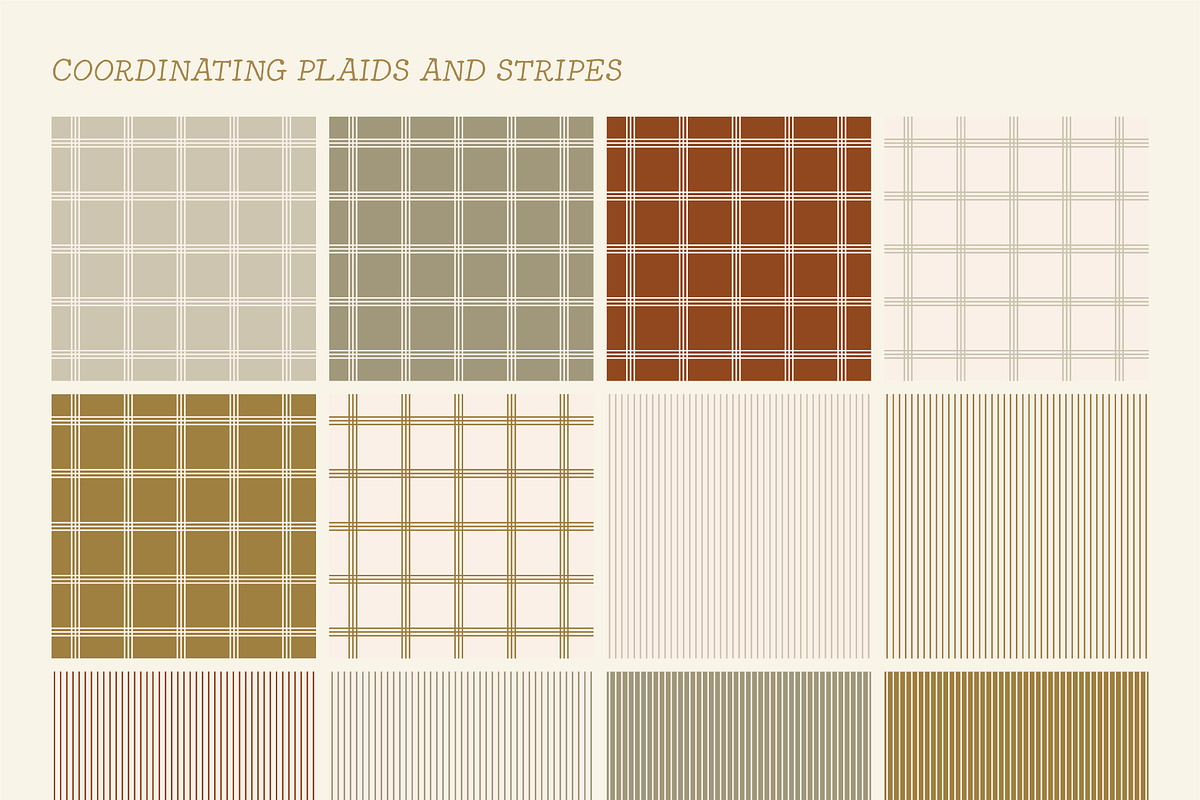 Natural Autumn background & pattern, a Pattern Graphic by Cozy pattern shop (Photo 14 of 14)