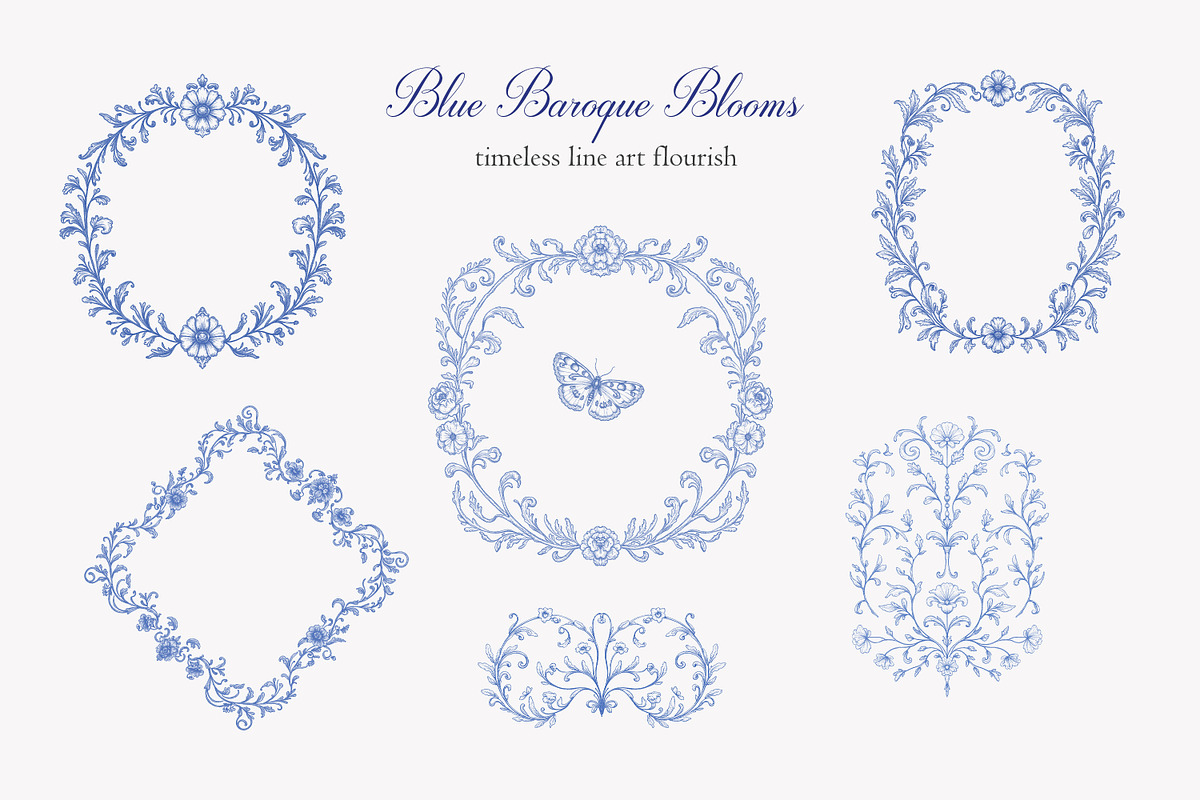 Vintage Floral Bundle, an Object Illustration by studioequinox (Photo 41 of 65)
