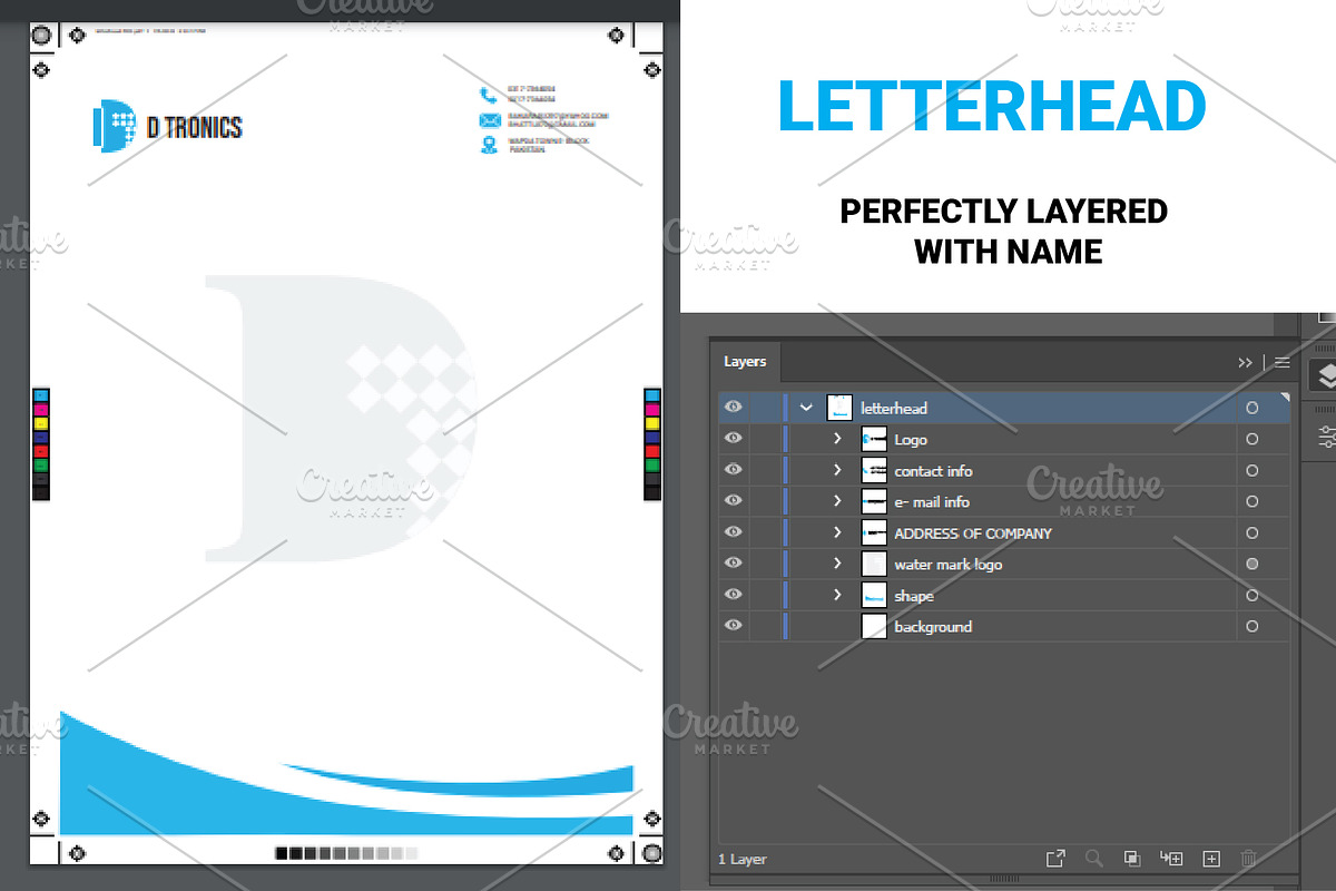 Professional Business Stationery, a Stationery Template by Design Fusion (Photo 3 of 4)