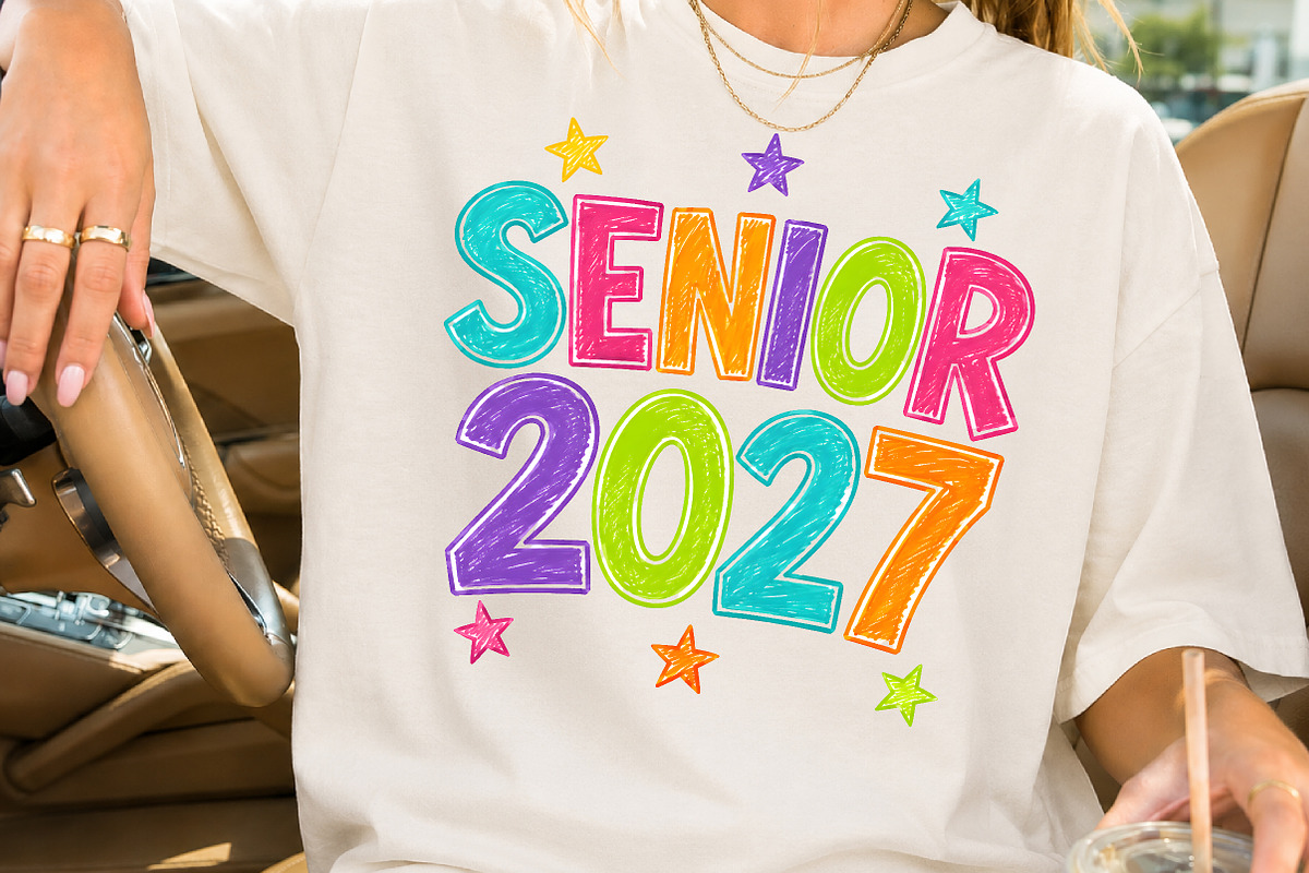Graduation Class Senior 2027, a Seasonal Illustration by Rose Art (Photo 2 of 4)