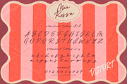 Mia Rossa - Handwritten Font Family, a Script Font by nadispasibenko (Thumbnail 15 of 16)