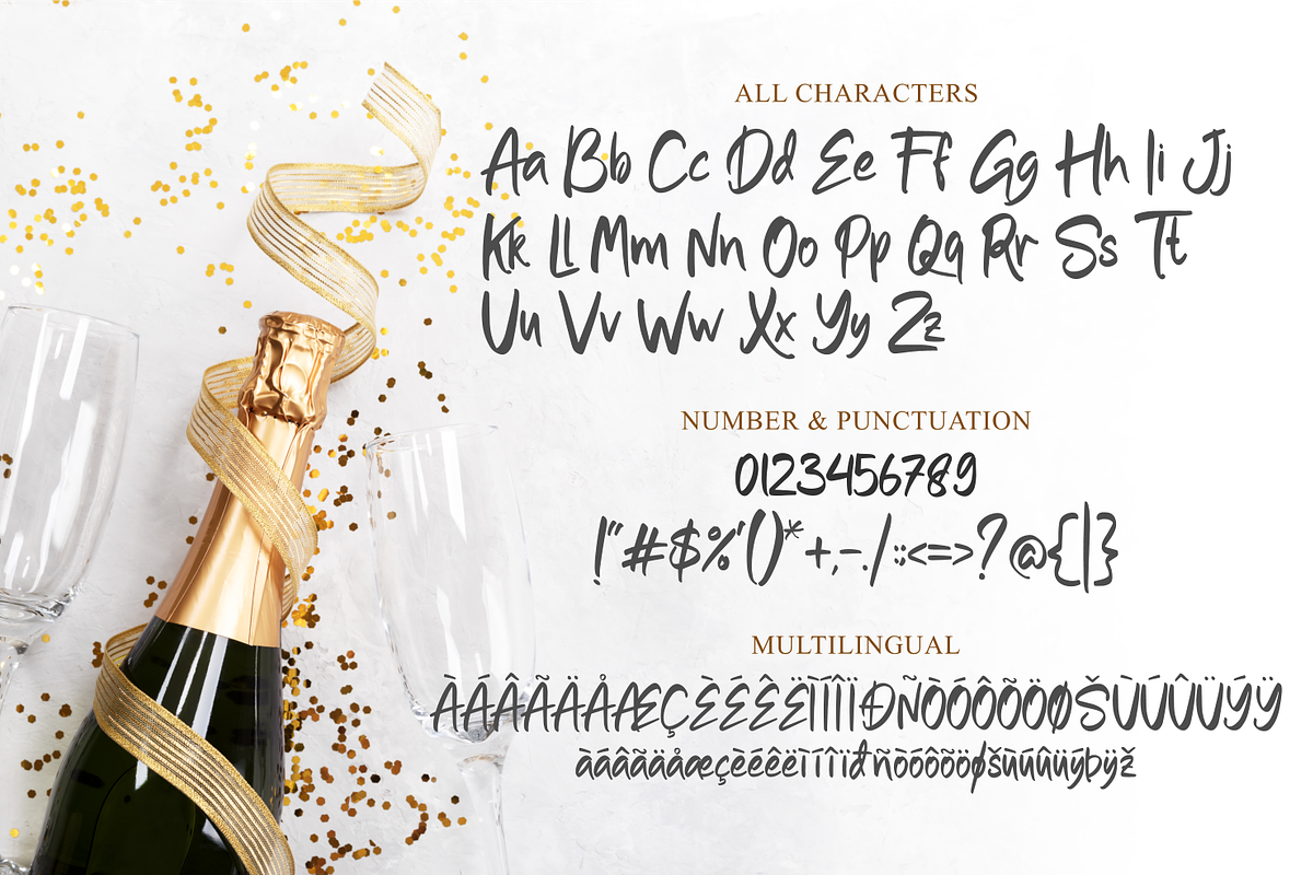 Sachyma, a Script Font by Mabhal Studio (Photo 7 of 7)