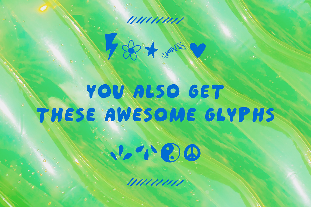 Splish Splash! | Playful Sans Serif, a Sans Serif Font by Midnight Grim (Photo 4 of 5)