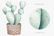 Watercolor ClipArt Green Plants, an Illustration by SirenaArt (Thumbnail 7 of 20)