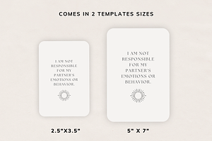 Affirmations Template Bundle Canva