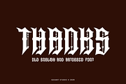 Glomos Bigmesh - Old English Font, a Blackletter Font by Iqsiart Studio (Thumbnail 6 of 7)
