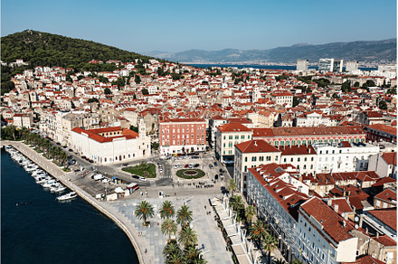 View to Split, Croatia, an Architecture Photo by Nature and travel