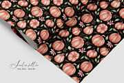 Watercolor pumpkins seamless pattern, a Pattern Graphic by SirenaArt (Thumbnail 10 of 13)