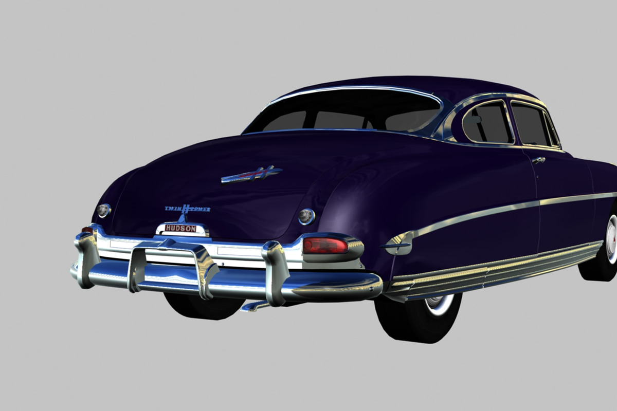 Hudson Hornet 1952, a Cars & Vehicle 3D Model by valtriiu (Photo 4 of 12)