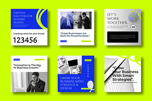 Modern Corporate Social Media Post, a Social Media Template by MightyDesign