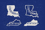 USA 50 States Map Shapes, an Object Graphic by Nocturnal Workspace (Thumbnail 3 of 8)