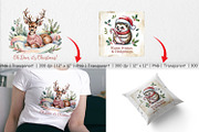 Vintage Christmas Animal, a Graphic by Artnoy (Thumbnail 3 of 5)