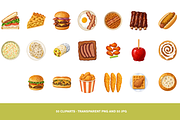 50 Gouache American Food Clipart, a Food Illustration by Luxe (Thumbnail 2 of 4)