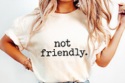 Not Friendly PNG, Digital Download,, an Illustration by SharpMarketplace (Thumbnail 3 of 9)