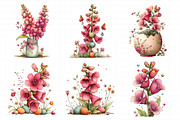 Whimsical Easter Foxglove Clipart, an Illustration by Daily.Designs (Thumbnail 6 of 8)
