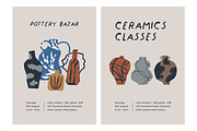 Modern pottery, ceramic vases set, a Decorative Illustration by Good Studio (Thumbnail 6 of 20)