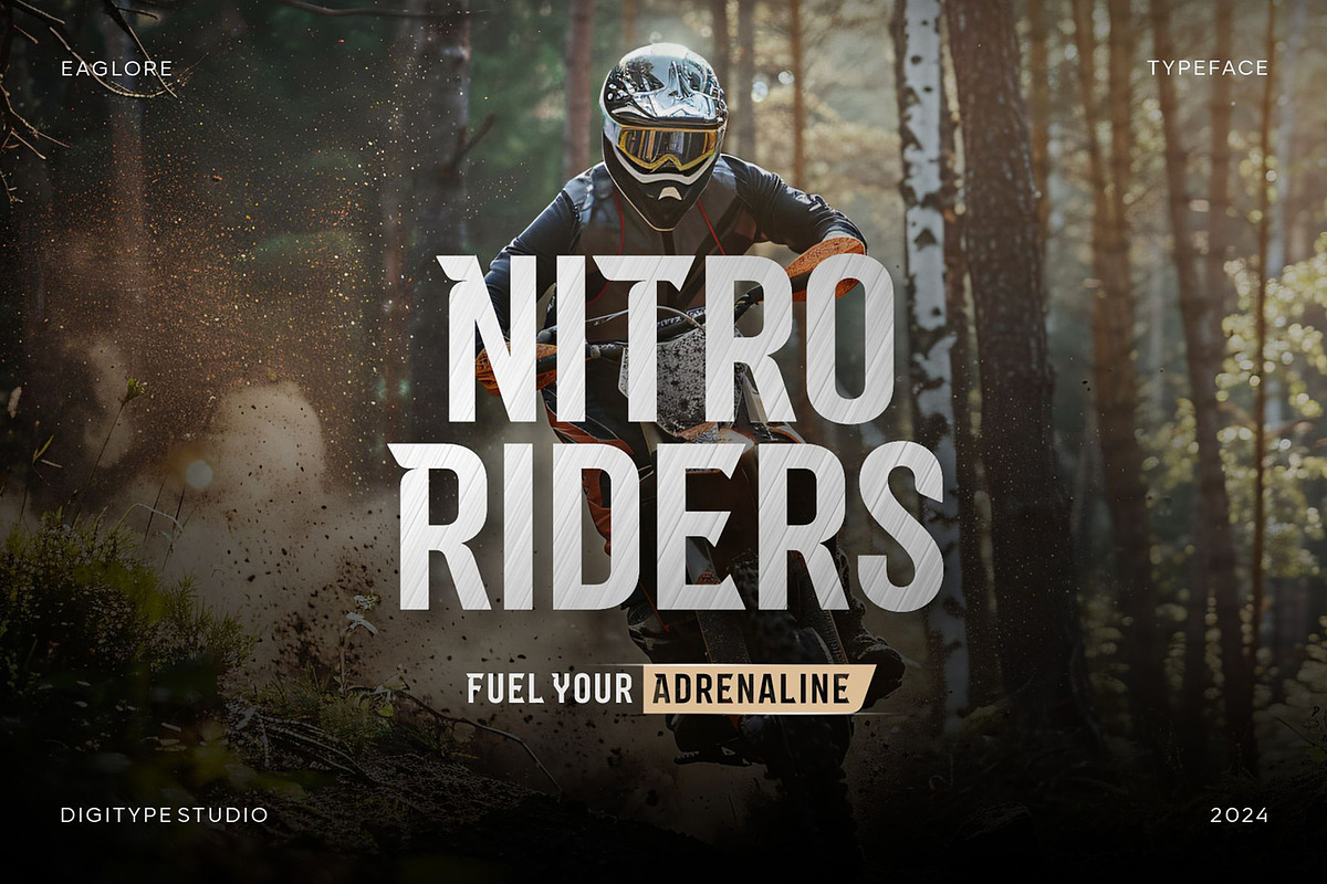 Eaglore Sport Font, a Sans Serif Font by Digitype Studio (Photo 5 of 10)