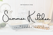 Summer Kitchen, a Handwritten Font by FreshTypeINK (Thumbnail 1 of 8)