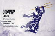 Poseidon Mythical Mascot Emblem Logo, a Branding & Logo Template by RMPL.std (Thumbnail 3 of 3)