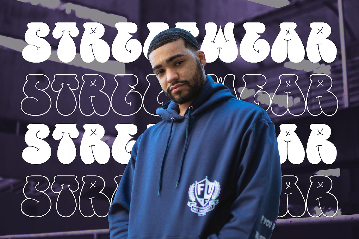 Bubble Spray - Grafitti Font, a Handwritten Font by AQR Studio (Photo 2 of 7)