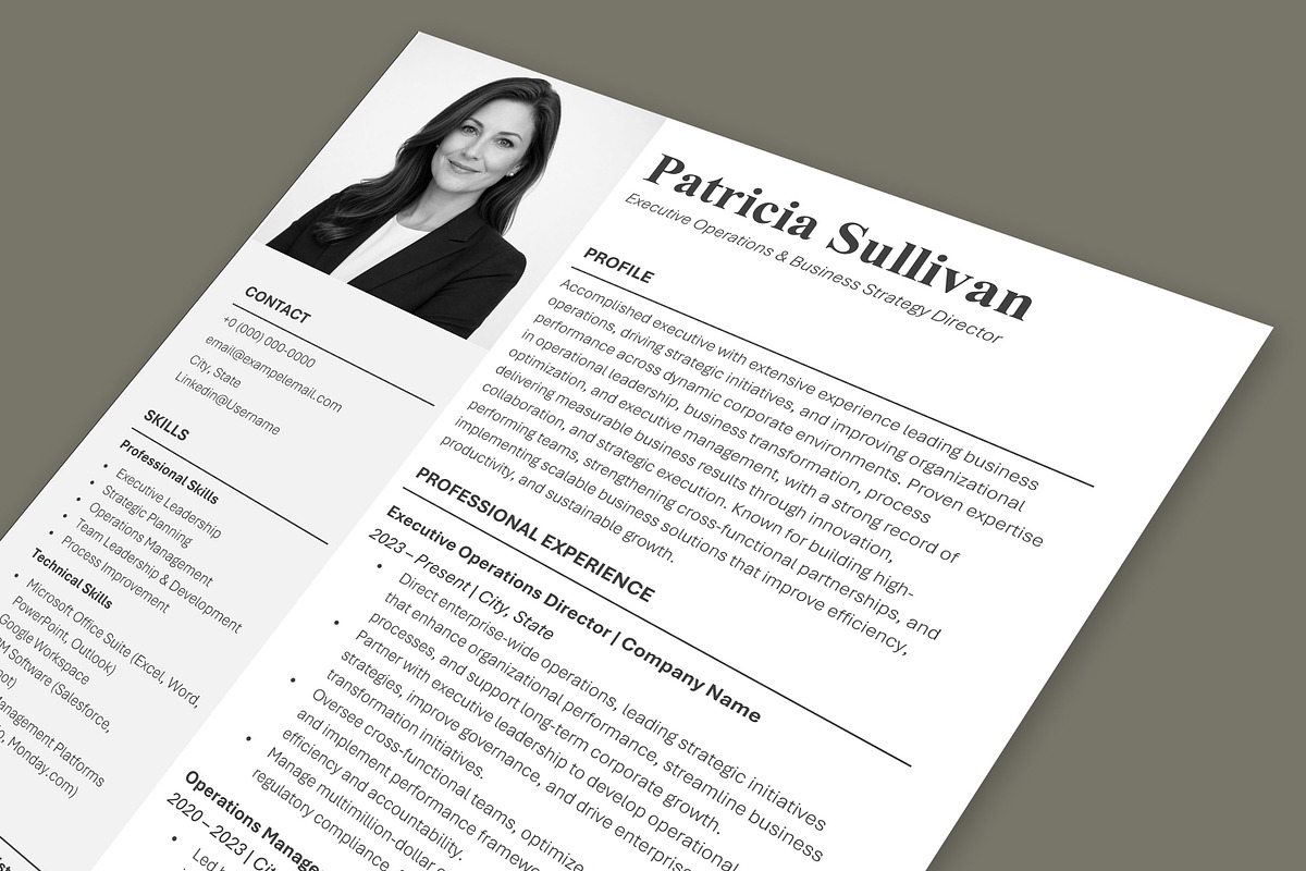 Clean Resume Template, a Resume Template by Anjum Ilyas (Photo 5 of 6)