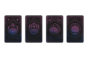 Decorative Tarot Cards Covers, Magic