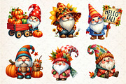 Autumn Gnomes Clipart, an Illustration by Dream Creation (Thumbnail 2 of 6)