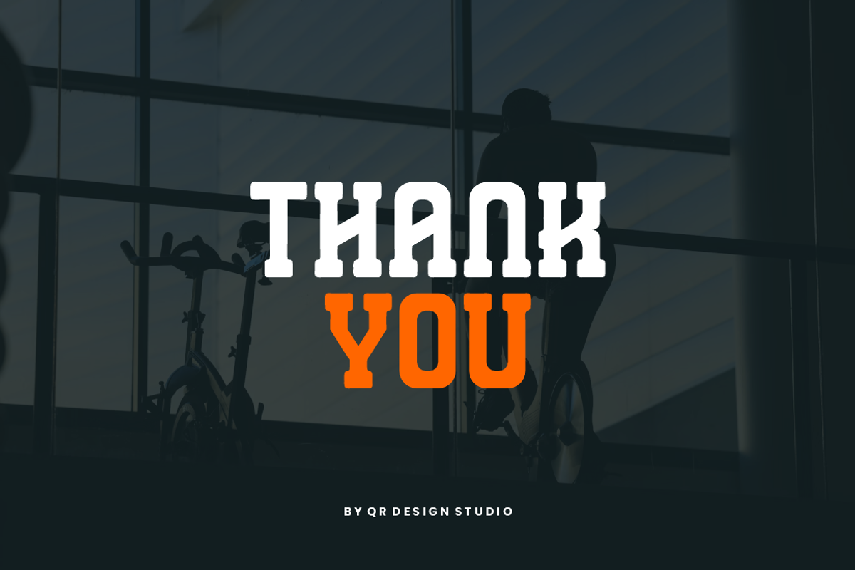 Slabanz - Slab Serif & Sport Font, a Slab Serif Font by QR Design Studio (Photo 7 of 7)