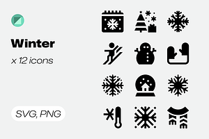 Basicons / Seasons / Winter Icons