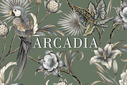 Arcafloral seamless patterns, a Pattern Graphic by Luiz da Rolt Grathwohl (Thumbnail 2 of 14)