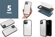 Phone 12 Pro Rubber Case Mock-up, an iPhone Mockup by Colatudo Store (Thumbnail 2 of 8)