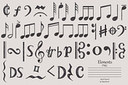 Watercolor Music Signs & Symbols, an Education Illustration by MayaNavits (Thumbnail 3 of 9)