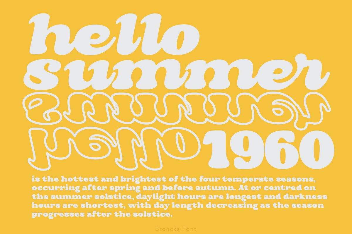 Broncks Retro Font, a Serif Font by TypeClassHeroes (Photo 2 of 10)