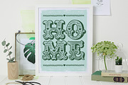 Uncle Bill Watercolour Display Font, a Font by Alexandra Snowdon (Thumbnail 7 of 8)