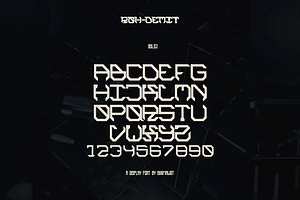 ROH-DEMIT Typeface // Display Font